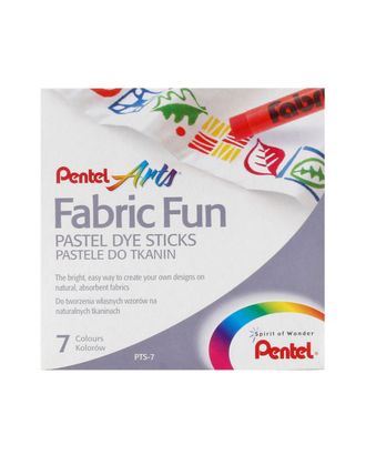 "Pentel" Пастель для ткани FabricFun Pastels 7 цв. арт. ГММ-109159-1-ГММ068876812874