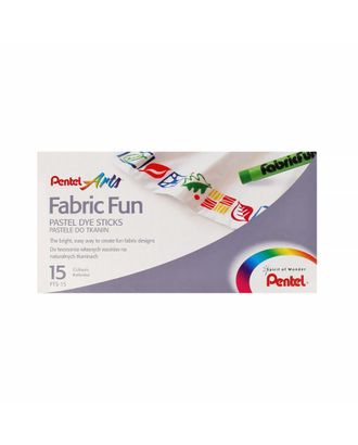 "Pentel" Пастель для ткани FabricFun Pastels 15 цв. арт. ГММ-109160-1-ГММ068876958774