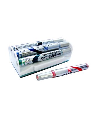 "Pentel" Набор маркеров для досок Maxiflo 4 мм пулеобразное арт. ГММ-109212-1-ГММ073278271564