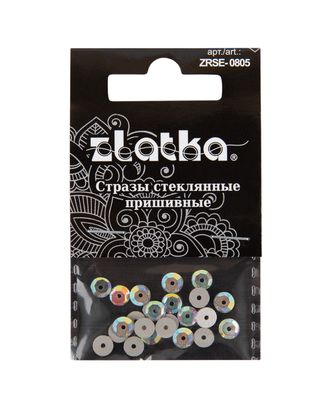 Страз "Zlatka" ZRSE-0805 AB-Crystal 5 мм стекло 5 x 24 шт в пакете с картонным еврослотом арт. ГММ-112379-1-ГММ094456328394