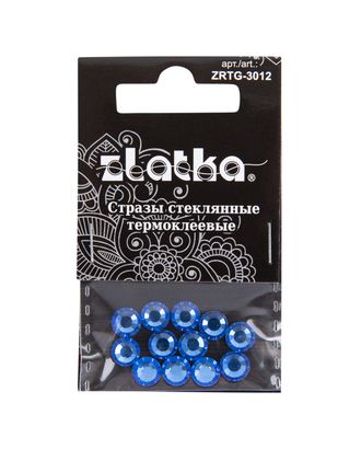 Страз клеевой "Zlatka" ZRTG-3012 SS30 цветные 6.5 мм стекло 5 x 12 шт в пакете с картонным еврослотом арт. ГММ-112947-1-ГММ094733160684