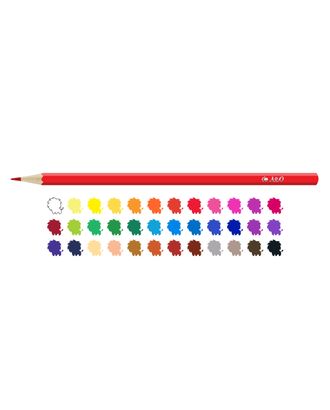 "Лео" "Ярко" Набор цветных карандашей LBSCP-36 заточенный 4 х 36 цв. арт. ГММ-112732-1-ГММ100851941374