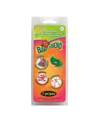 "Sculpey" Bake & Bend Kit полимерная глина K3 6120 113 г 7 цв. арт. ГММ-107969-1-ГММ017704396762