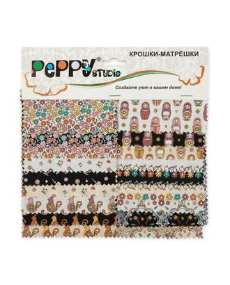 Карта цветов ткань для пэчворка "КРОШКИ-МАТРЁШКИ" арт. ГММ-107118-1-ГММ060759797032