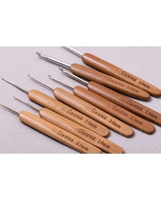Для вязания RHB крючок с бамбуковой ручкой бамбук алюминий d 3.0 мм 13.5 см в блистере арт. ГММ-114092-1-ГММ081410765354