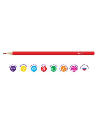"Лео" "Учись" Набор цветных карандашей LNSCP-18 заточенный 8 х 18 цв. арт. ГММ-112722-1-ГММ097498685854