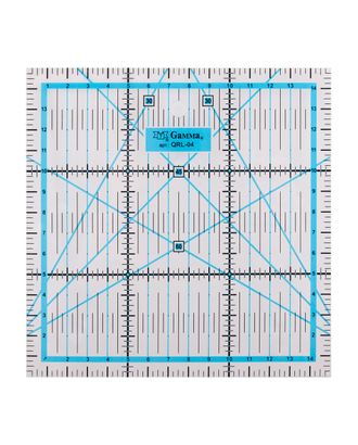 Линейка для пэчворка QRL-04 р.15x15 см арт. ГММ-3104-1-ГММ0057536