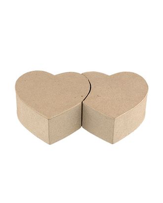 Заготовки для декорирования "Love2art" PAM-058 "коробочка-сердца" папье-маше 20x11.5x5 см арт. ГММ-4290-1-ГММ0043705