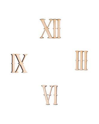 Заготовки для декорирования "Mr. Carving" ВД-066 цифры "Римские" фанера 2.4 см арт. ГММ-5412-1-ГММ0060346