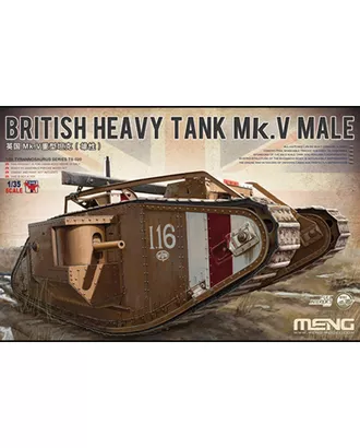 Купить Сборные модели военной техники "MENG" TS-020 "танк" BRITISH HEAVY TANK Mk.V MALE 1/35 арт. ГММ-5464-1-ГММ0062731 оптом в Казахстане