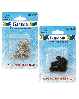 Кнопки KL-090 д.0,9см (металл) арт. ГММ-6314-1-ГММ0068039