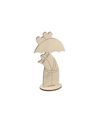 Заготовки для декорирования "Mr. Carving" ВД-274 "Коты-обнимашки под зонтом" фанера 8x14 см арт. ГММ-7849-1-ГММ0027061