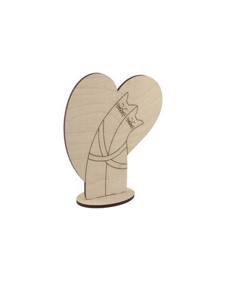 Заготовки для декорирования "Mr. Carving" ВД-276 "Обнимашки с сердцем" фанера 10x12 см арт. ГММ-7851-1-ГММ0062530