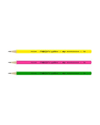 "ВКФ" "Neon way" 3P-1545 Набор графитных карандашей ОПП неон ТМ (HB) 10 х 3 шт. арт. ГММ-10162-1-ГММ0048354