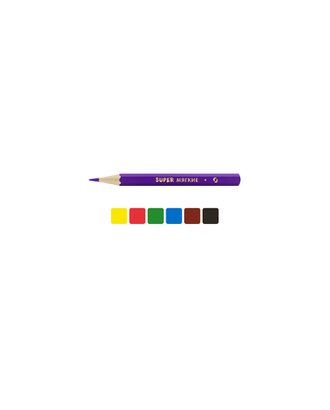 "ВКФ" "Super" SТCP-1006 Набор цветных карандашей, короткие "Жираф" 16 х 6 цв. арт. ГММ-100907-1-ГММ056548378612