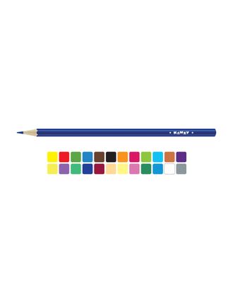 "KANZY" CP-3024 Набор цветных карандашей "Мои карандаши" 4 х 24 цв. арт. ГММ-10202-1-ГММ0080496
