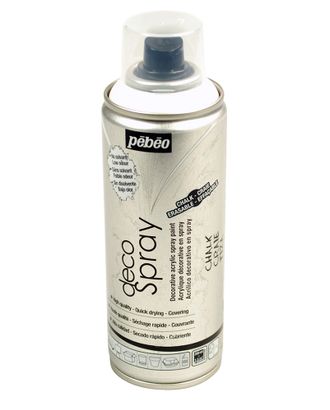"PEBEO" Краска меловая смываемая на водной основе decoSpray (аэрозоль) 094001 200 мл арт. ГММ-10770-1-ГММ0040646