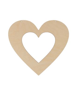 Заготовки для декорирования "Mr. Carving" ВД-858 Основа для венка "Сердце" фанера 20х22 см арт. ГММ-15089-1-ГММ070025496034