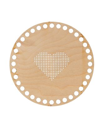 Заготовки для декорирования "Mr. Carving" ВД-905 Панно с перфорацией "Сердце" фанера д.15 см арт. ГММ-15126-1-ГММ070051357714