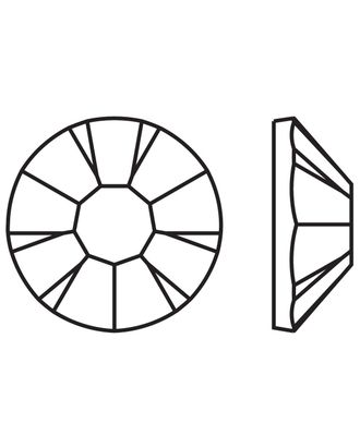 Страз неклеевой PRECIOSA 438-11-615 s SS08 Crystal AB д.0,24см арт. ГММ-105391-1-ГММ076006157184