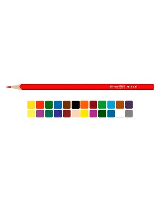 "Лео" LGCP-24 "Играй" Набор цветных трехгранных карандашей 4 х 24 цв. арт. ГММ-106944-1-ГММ078855332074