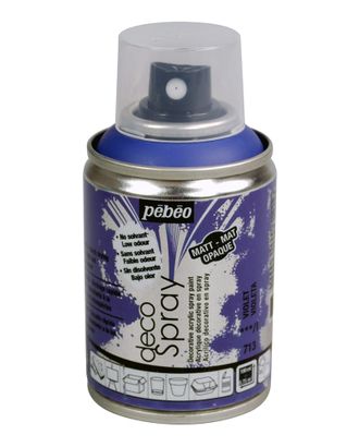"PEBEO" Краска на водной основе decoSpray (аэрозоль) 100 мл арт. ГММ-10682-15-ГММ0077677