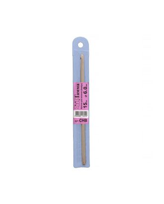 Для вязания крючки CHB бамбук д.6.0мм 15см арт. ГММ-12051-1-ГММ0067324