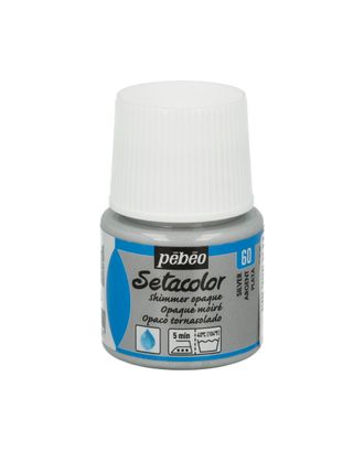 Краска для темных и светлых тканей мерцающая "PEBEO" Setacolor 45мл арт. ГММ-3827-20-ГММ023018456972
