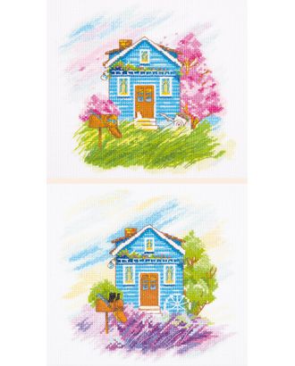 Набор для вышивания "PANNA" DE-7003 ( ДЕ-7003 ) "Времена года: Весна, Лето" арт. ГММ-103377-1-ГММ050838647302