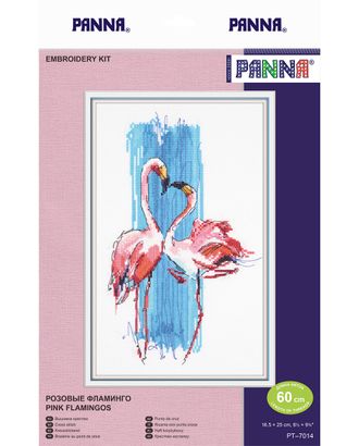 Набор для вышивания "PANNA" PT-7014 ( ПТ-7014 ) "Розовые фламинго" арт. ГММ-103423-1-ГММ052331028242