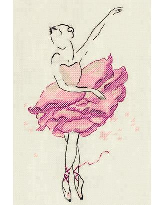 Набор для вышивания "PANNA" C-7072 "Балерина. Роза" арт. ГММ-103716-1-ГММ056426001332