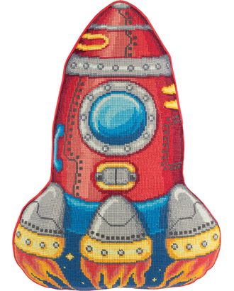 Набор для вышивания "PANNA" PD-7013 "Подушка Ракета" арт. ГММ-103893-1-ГММ058467336412