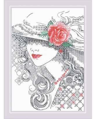 Набор для вышивания "RIOLIS" "Сотвори Сама" 1887 "Таинственная Роза" арт. ГММ-105257-1-ГММ073291854404