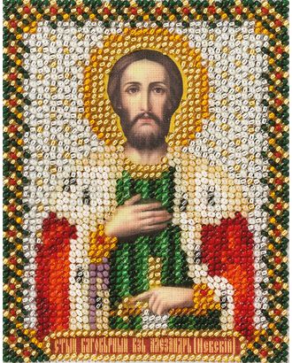 Набор для вышивания "PANNA" CM-1207 ( ЦМ-1207 ) "Икона Святого Александра Невского" арт. ГММ-105572-1-ГММ009691275742