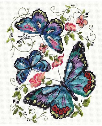 Набор для вышивания "Чудесная Игла" 042-03 "Синие бабочки" арт. ГММ-105589-1-ГММ009821751082