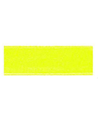 Лента атласная двусторонняя SAFISA ш.1,1см (201 неоновый желтый) арт. ГЕЛ-26655-1-ГЕЛ0109272