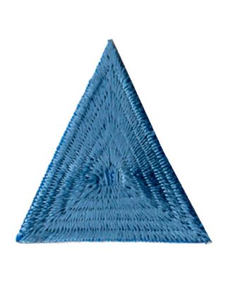 Термоаппликация "Треугольник", цвет голубой арт. ГЕЛ-18522-1-ГЕЛ0113559