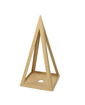 Купить Другое Подставка для свечи "Пирамида" из папье-маше арт. ГЕЛ-23775-1-ГЕЛ0128535 оптом в Беларуси
