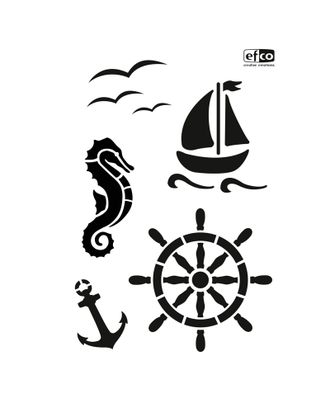 Купить Инструменты для рукоделия Трафарет "Море" арт. ГЕЛ-20218-1-ГЕЛ0128597 оптом в Новочеркасске