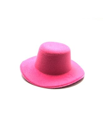 Купить Аксессуары Шляпа круглая, 5,5 см, цв. розовый арт. ГЕЛ-12455-1-ГЕЛ0156943 оптом в Усть-Каменогорске