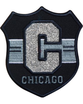 Термоаппликация "C герб Чикаго" арт. ГЕЛ-5555-1-ГЕЛ0167256