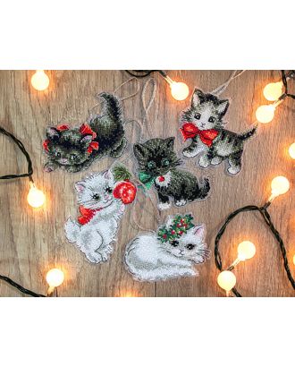 Набор для вышивания "Рождественские котята" арт. ГЕЛ-33009-1-ГЕЛ0173544