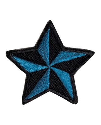 Термоаппликация "Черно-синяя звезда" арт. ГЕЛ-29506-1-ГЕЛ0177644