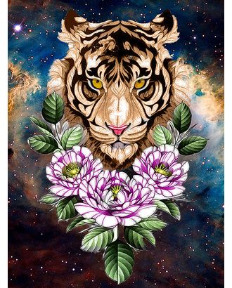 Картина стразами " Взгляд тигра" арт. ГЕЛ-29596-1-ГЕЛ0178142