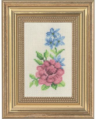 Набор для вышивания "Роза и голубые цветы" арт. ГЕЛ-29673-1-ГЕЛ0178653