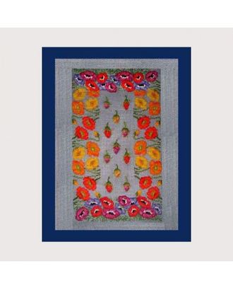 Набор для вышивания коврика: "FLEURI ANEMONES" (Цветы Анемоны) арт. ГЕЛ-29804-1-ГЕЛ0178898