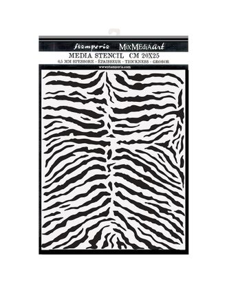Трафарет "Savana zebra pattern" 3D эффект арт. ГЕЛ-31235-1-ГЕЛ0179919