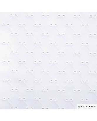 Ткань Diamond Emroidery White, 100%хлопок, 140 см, 100 г/м² арт. ГЕЛ-32769-1-ГЕЛ0180272