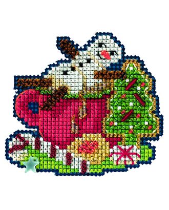 Купить Вышивка Набор для вышивания "Зефирный снеговик" арт. ГЕЛ-31453-1-ГЕЛ0181983 оптом в Новочеркасске