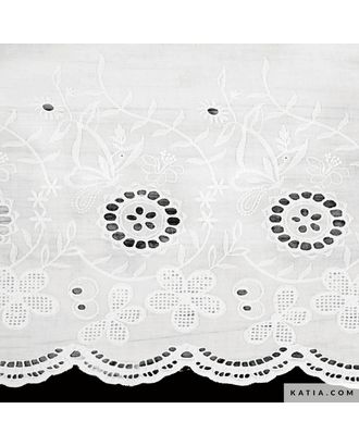 Ткань Embroidery Cotton Placed, 100% хлопок, 125 см, 70 г/м² арт. ГЕЛ-32995-1-ГЕЛ0186021